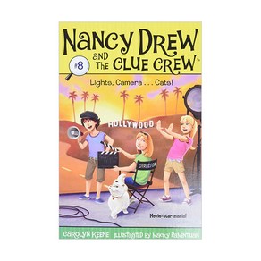 Nancy Dew and the Clue Cew #8: Lights Camea . . . Cats! Papeback (해외판), Nancy Dew and the Clue Cew #, 1개