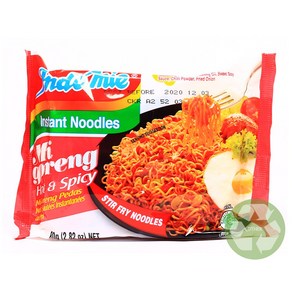 푸드올마켓_ 인도미 미고렝 핫앤스파이시 80g /Indomie