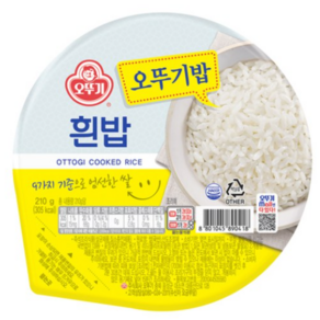 오뚜기 흰밥, 210g, 24개