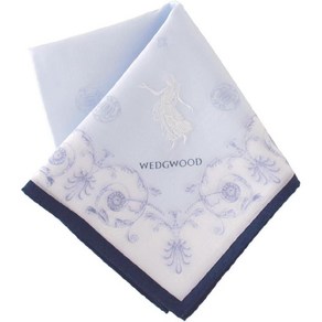 WEDGWOOD 웨지우드 손수건 네이비 면100 여성 50cm 138109-9512-62