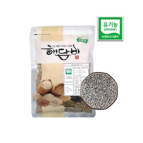 국내산 유기농검정보리 500g (2024년산), 1개