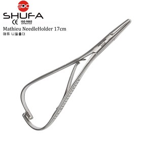 SHUFA 슈파 매튜 니들홀더 17~20cm (손바닥 잠금장치 / Mathieu NeedleHolde), 1개, 슈파 매튜 니들홀더 17cm