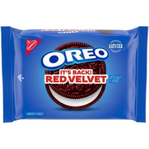 OREO 레드벨벳 샌드위치 쿠키 12.2온스, 1개, 345g