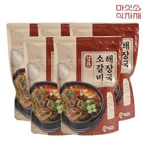 선봉식품 자연깃든 얼큰 소갈비해장국 600g 실온보관, 5개