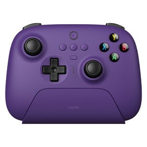 8BitDo 오리온 리얼 무선 PC 게임패드, 1개, 단일상품(아스트랄 바이올렛)