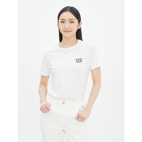 베스띠벨리 엠브로이더리 라운드 티셔츠 화이트 BGIBF7803