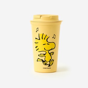 [Peanuts] 댄싱 피너츠 텀블러 (4종), 우드스탁, 우드스탁, 453ml, 1개