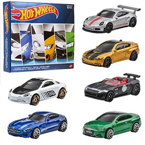 MATTEL 핫 휠(Hot Wheels) 유러피언 카 컬쳐 멀티팩 미니카 6대입【3세~】 HDH51 미니, 1개