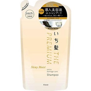 Ichikami Ichi Hai THE PREMIUM Exta Damage Cae Shampoo (Shiny Moist) Refill 340ml (x 1), 1개