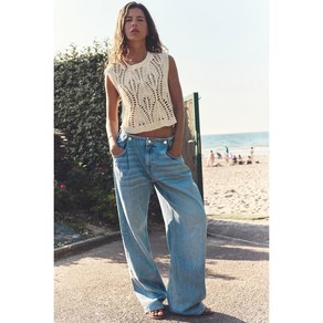 ZARA 자라 크로셰 베스트 탑 8779637 8779/637