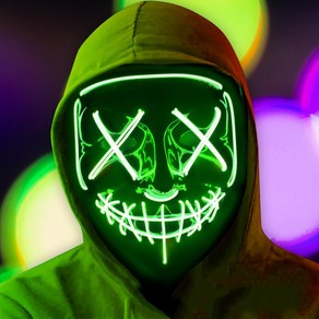 에이런 할로윈 LED 마스크 Halloween mask costumes