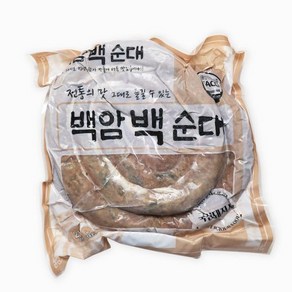 백암전통식품 백암 백순대 2kg