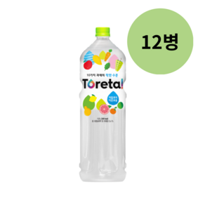 토레타 이온 보충 음료수 1.5L X 12페트, 12개