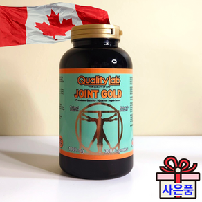 퀄리티랩 조인트 1000mg 300정 콘드로이친 MSM 캐나다 무릎 관절 부모님 선물 +사은품 물범 오메가3, 1개