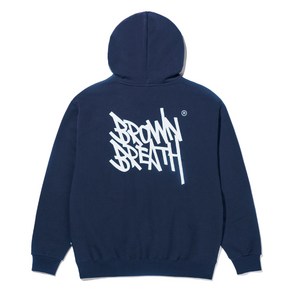 브라운브레스 BROWNBREATH TAG OG HOODIE - NAVY 441874