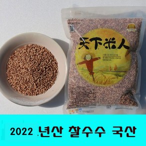 잡곡은보약 2022년산 찰수수1kg 2kg선택 국산, 2개, 1kg