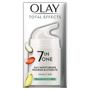 올레이 Olay Total Effects 7 in 1 무향 데이 모이스처라이저 여성용 48.2g(1.7온스)