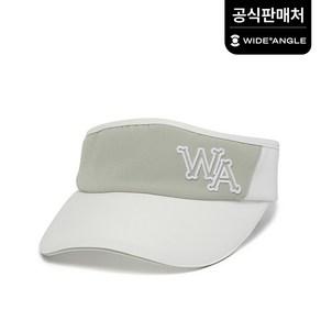 와이드앵글 공식 여성 CF 시즌 칼라 썬캡 WWU22C02K1 (정상가:59 000), Light Olive, 1개