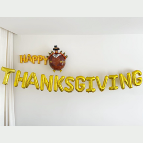 추수감사절 포토존 풍선세트 땡스기빙 가랜드 칠면조 풍선 thanksgiving5