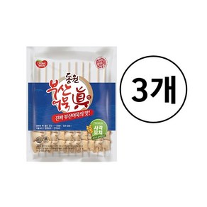 동원 부산어묵 진 사각꼬치, 3개, 360g