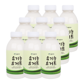 수제 요거트 플레인 유기농 500ml 쾌변 요구르트 마시는 요플레 어린이 장건강 아침식사대용 당일제조배송