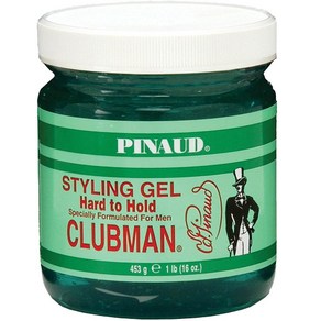 Clubman Pinaud 하드 투 홀드 스타일링 젤 인크레더블 샤인드 펌 16 oz, 1개, 453g