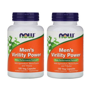 Now Men's Viility Powe 120캡슐 X 2팩, 120정, 2개