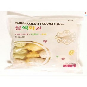 삼색화권 꽃빵 랜시푸드 냉동 900g, 1개