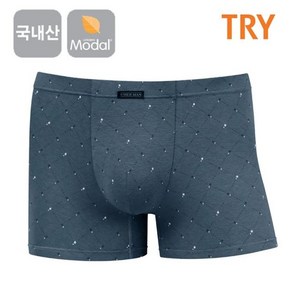 TRY 국내산 남성 모달소재 남자팬티 속옷카키 남성사각팬티(1521EA)