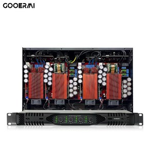 무대 DJ용 프로 클래스 D 앰프 1U 디지털 4*2000W 4 채널 파워 스테레오 사운드 시스템, [01] DB408-110V-US-plug