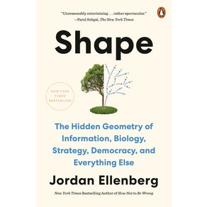 (영문도서) Shape: The Hidden Geomety of Infomation Biology Stategy Democacy and Eveything Else Papeback, Penguin Books, English, 9781984879073