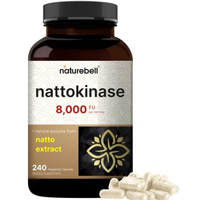 NatureBell 나토키나제 400mg 8000FU 베지캡슐 240정