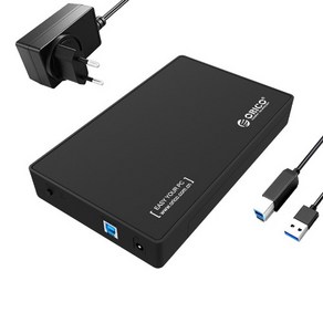 오리코 3588US3 USB3.0 SATA3 3.5형 외장 하드케이스 유전원 LED전원, 1개