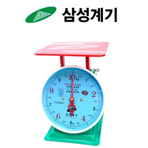 삼성계기 지시저울 접시 영업용 식당용 주방용 바늘 저울, 플라스틱, 5kg