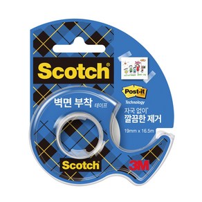 스카치 벽면 부착용 테이프 디스펜서 19mm x 16.5m