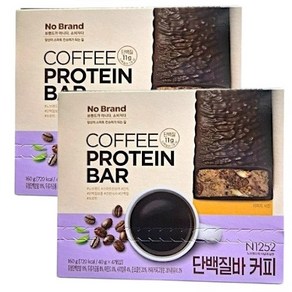 노브랜드 단백질바 커피 4입(40g*4) x 2개, 160g