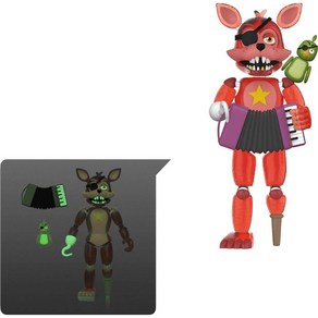 펀코 FNAF 프레디의 피자가게 락스타 폭시 야광 액션 피규어 트레이딩 카드, Rocksta Foxy 어둠 속에서 빛나는, 1개