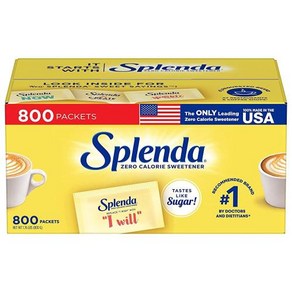 Splenda 스플렌다 제로 칼로리 감미료 달콤한 패키지 미국직구, 1) 1.76 Pound Pack of 1