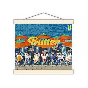 DIY 보석십자수 BTS 방탄소년단 굿즈 Butte 행잉 H3 50x40, 1개