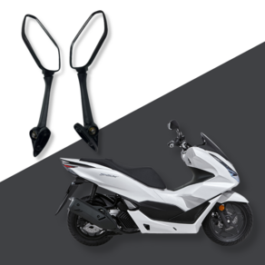 HONDA PCX125 21년 사이드 백미러 좌 우 세트 사이드미러킷, 1개