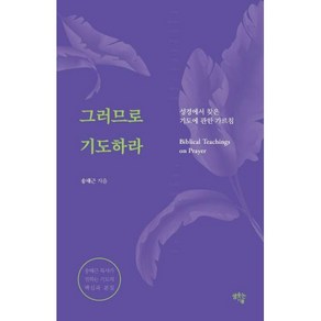 샘솟는기쁨 그러므로 기도하라 - 샘솟는기쁨 송태근, 단품