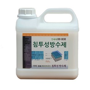 방수제 신개발 하이브리드 세라믹 방수액 수성 침투방수제 한번에 뿌려서 OK 안새내 비비 -808 -4kg, 1개