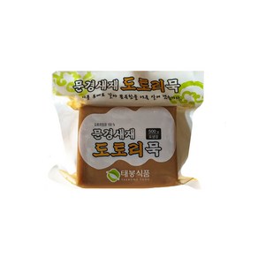 [태봉식품]도토리묵 500g 묵밥 묵무침, 1개