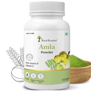 Fou Seasons Amla Powde  암라 파우더 100% Natual No Pesevatives, 1세트, 100g