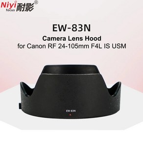 렌즈후드 카메라 EW83N EW83N 캐논 RF 24105mm F4L IS USM 가역 라이트 섀도우 교체 24105mm, 1개