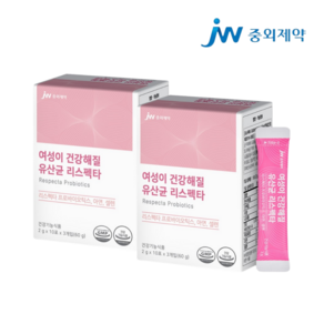 50억 여성 질 프로바이오틱스 유산균 리스펙타 1박스, 60g, 2개