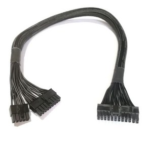 EVGA G2 G3메인 보드 전원 소켓 550W 650 750 850 1000 모듈 케이블 60cm 18AWG 순수 구리 와이어 24 핀, 한개옵션0, 1개