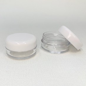 [더위치] 10ml 크림 용기 립밤 화이트 뚜껑, 1개