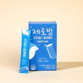 무설탕 하이볼믹스 제로밤 밀키 소다 5g x 12개입, 60g