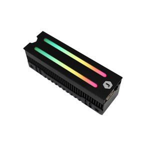 장우컴퍼니 장우컴퍼니 JW-HTK08 Black M.2 NVMe SSD RGB 방열판, 1개